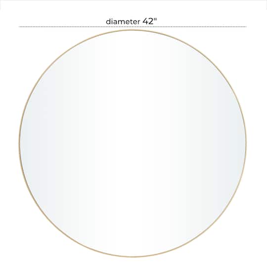 Gold Contemporary Wall Mirror